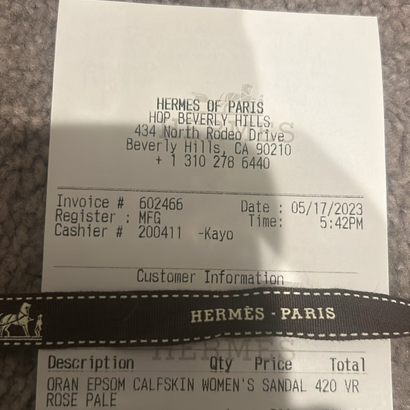 Hermes Oran Sandals - Picture 6 of 6